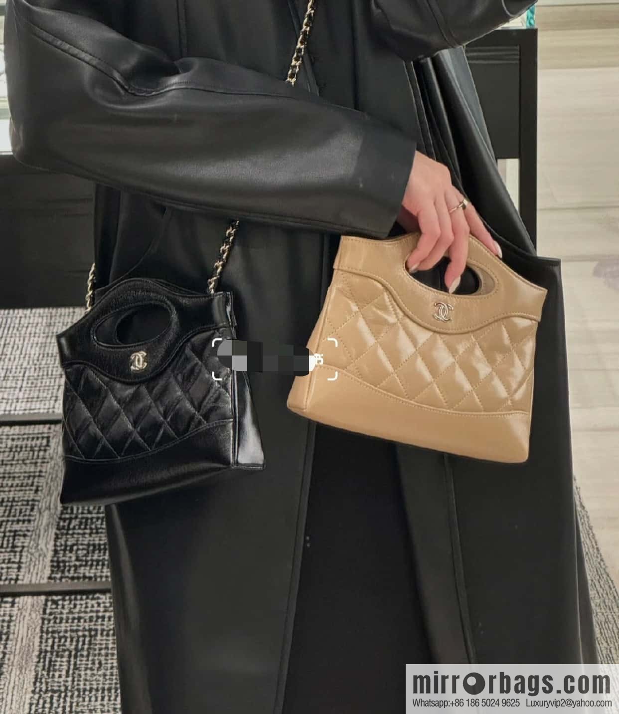 ππππππ πππ¬ horizontal 31bag Milk tea apricot π§ AP3656