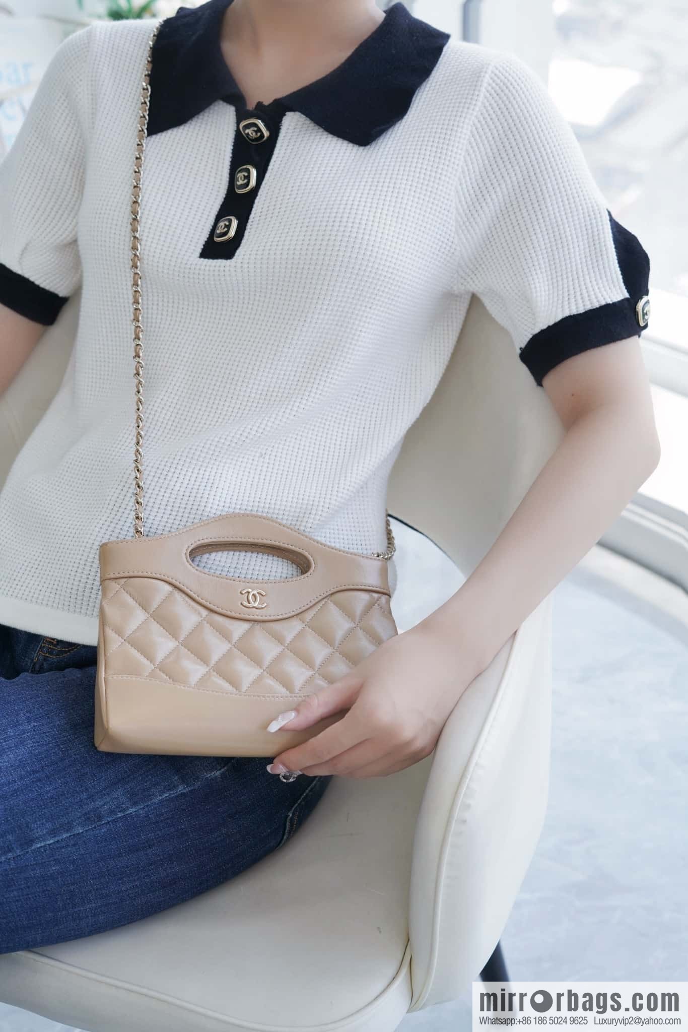 ππππππ πππ¬ horizontal 31bag Milk tea apricot π§ AP3656