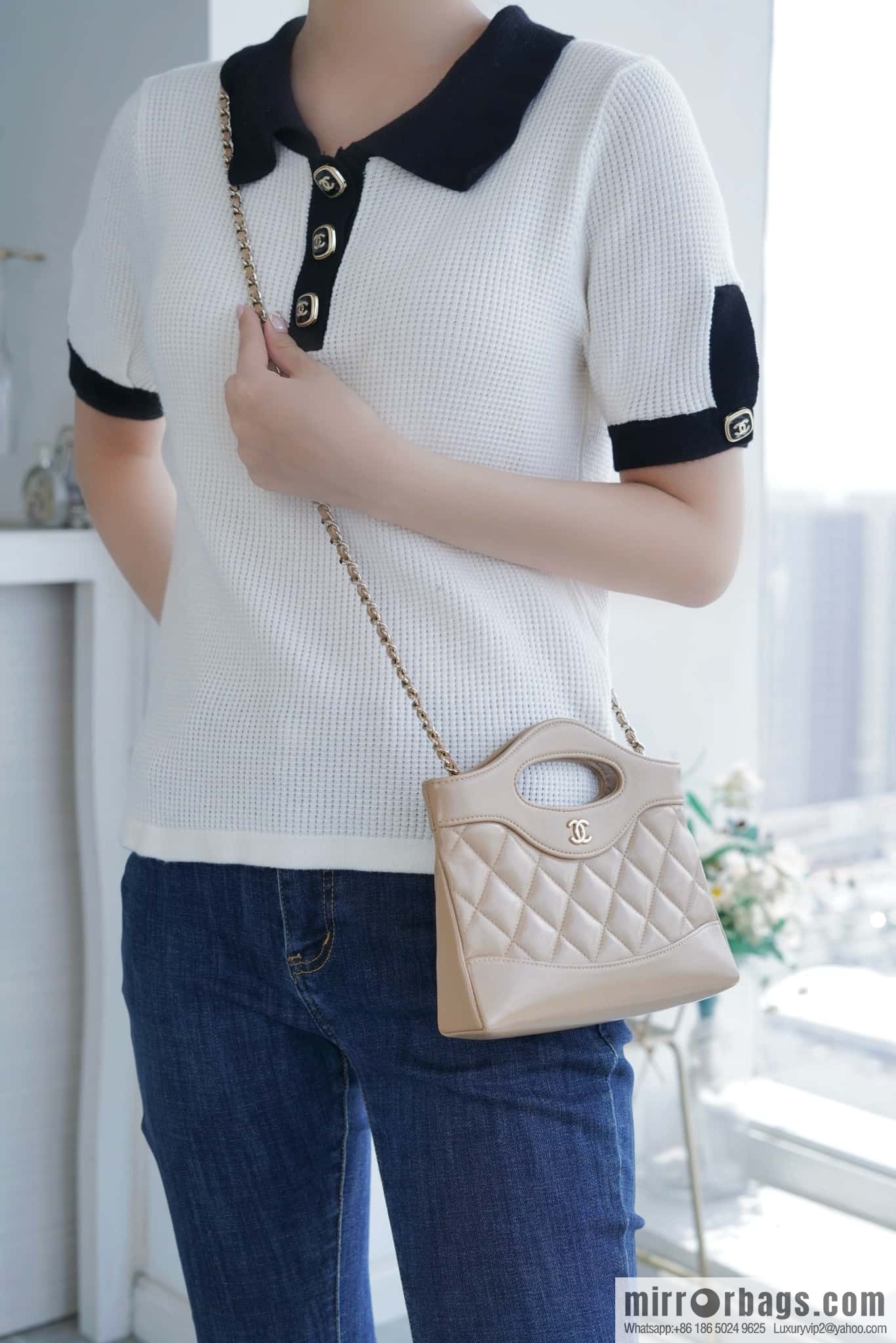 ππππππ πππ¬ horizontal 31bag Milk tea apricot π§ AP3656