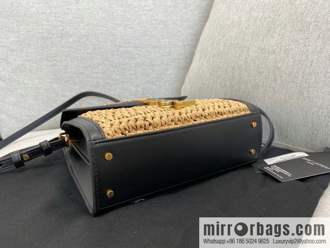 YSL #𝑪𝒂𝒔𝒔𝒂𝒏𝒅𝒓𝒂 mini woven handbag #623930