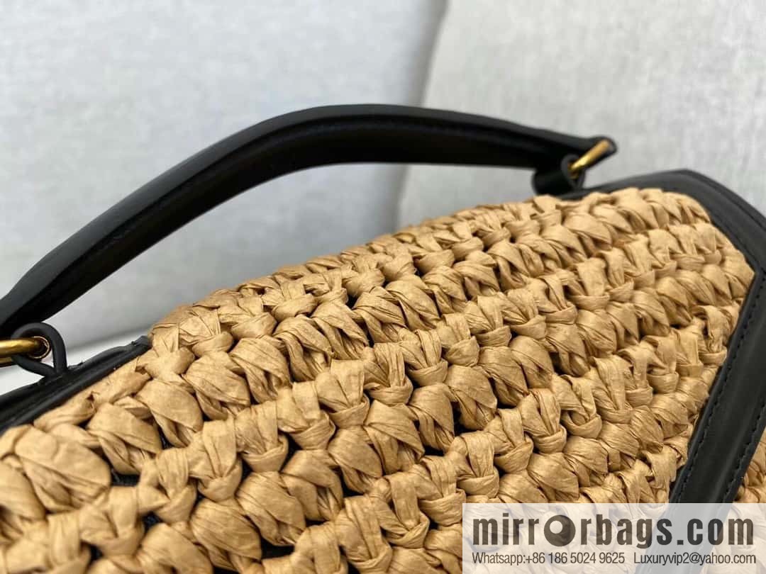 YSL #𝑪𝒂𝒔𝒔𝒂𝒏𝒅𝒓𝒂 mini woven handbag #623930