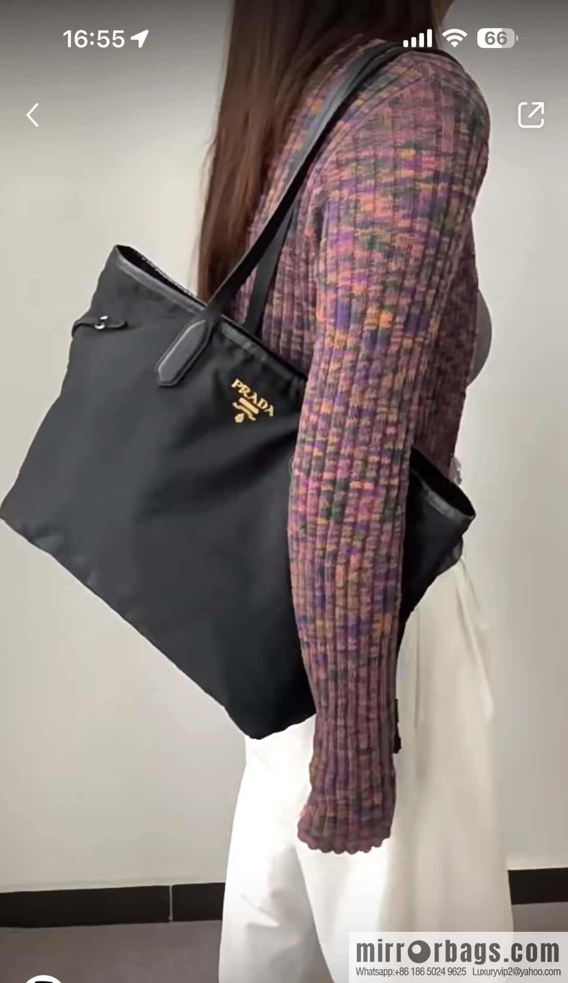 PRADA 🎉 classic tote bag 🎉 1BG955