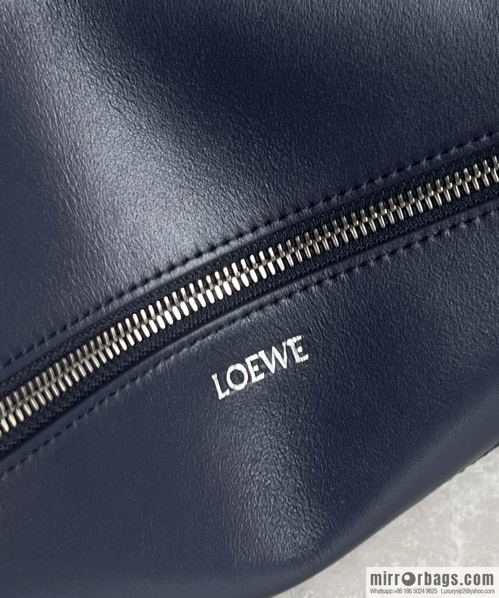 LOEWE latest puzzle.folding clutch bag 0697 dark blue