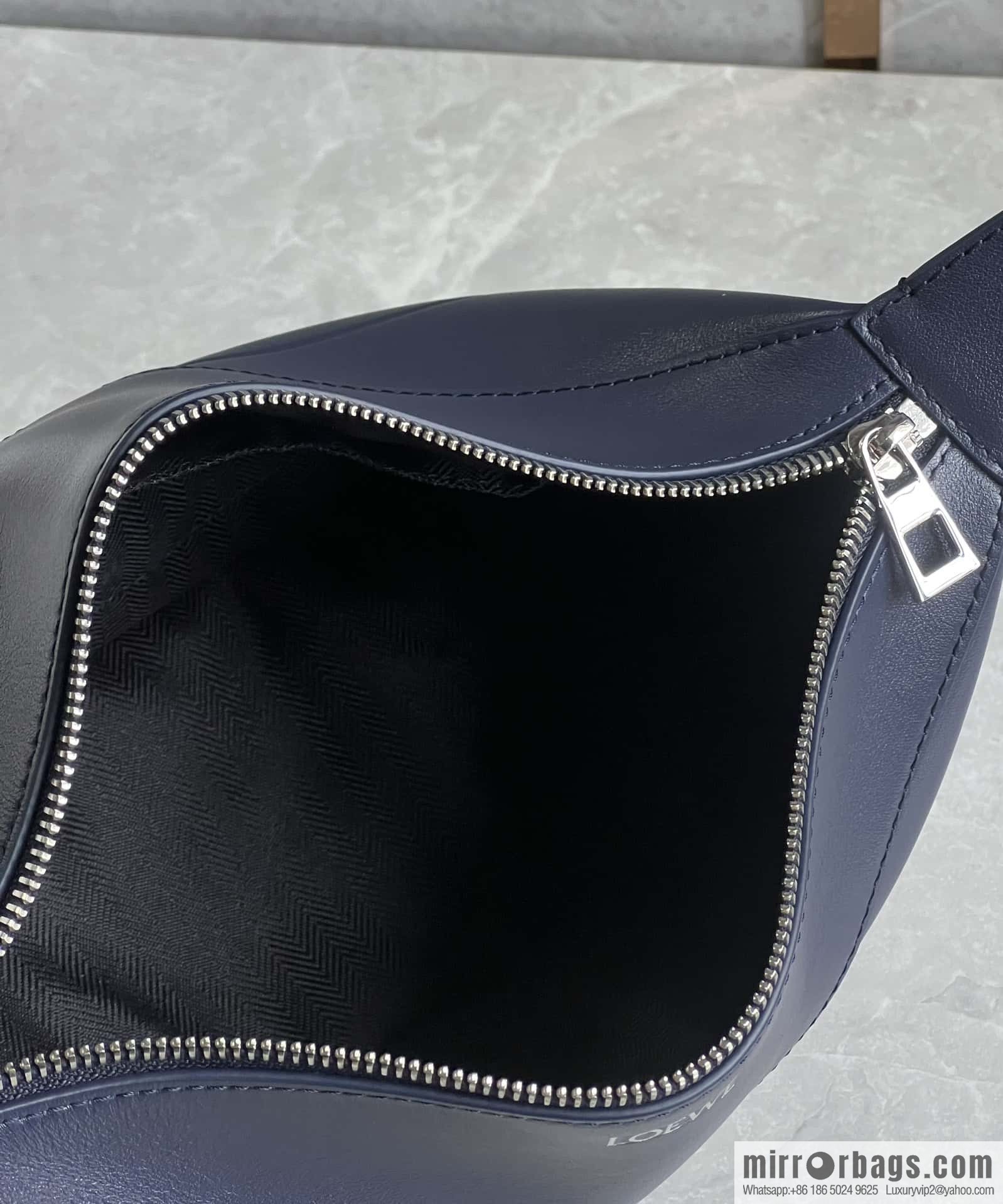 LOEWE latest puzzle.folding clutch bag 0697 dark blue