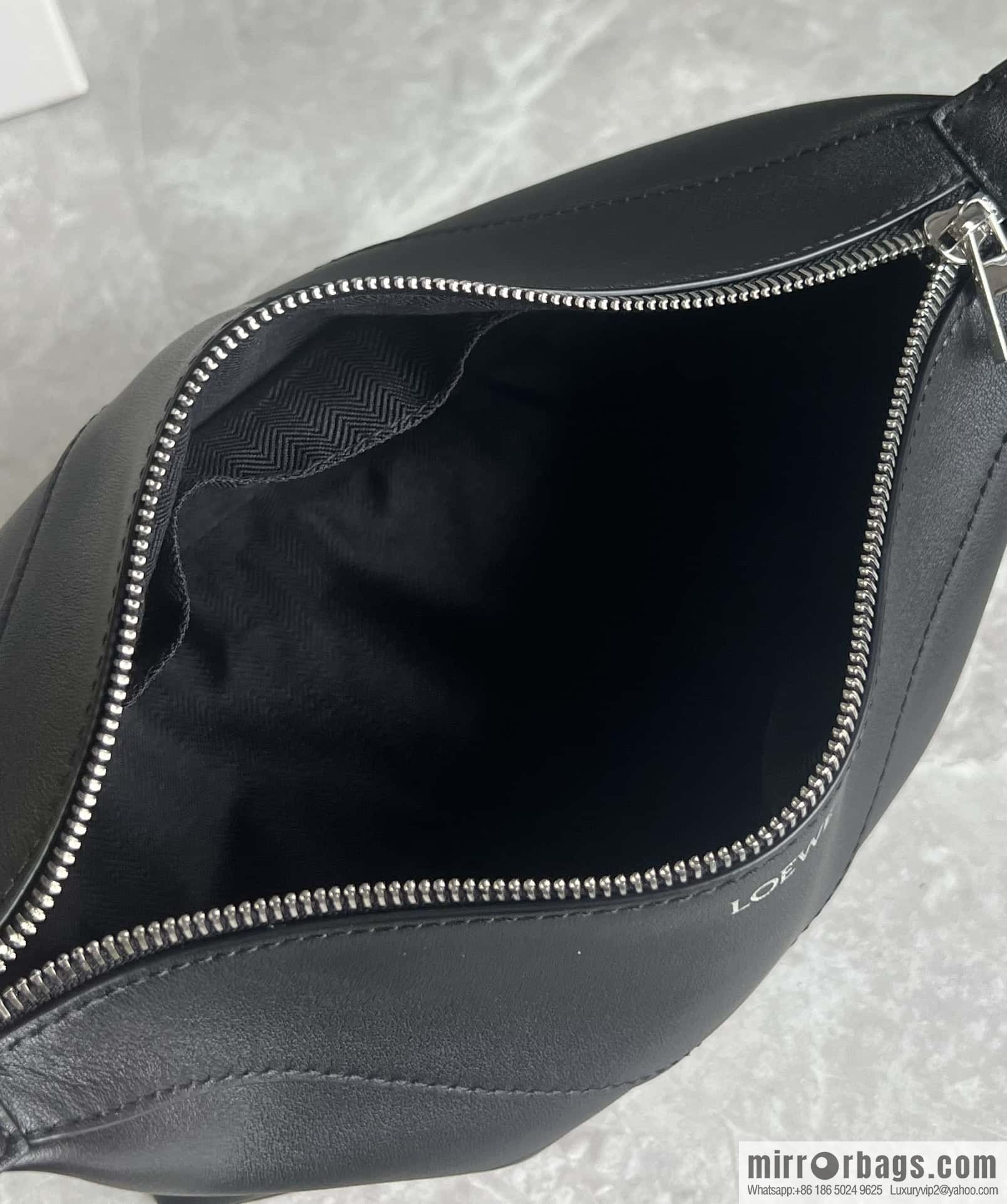 LOEWE latest puzzle.folding clutch bag 0697 black