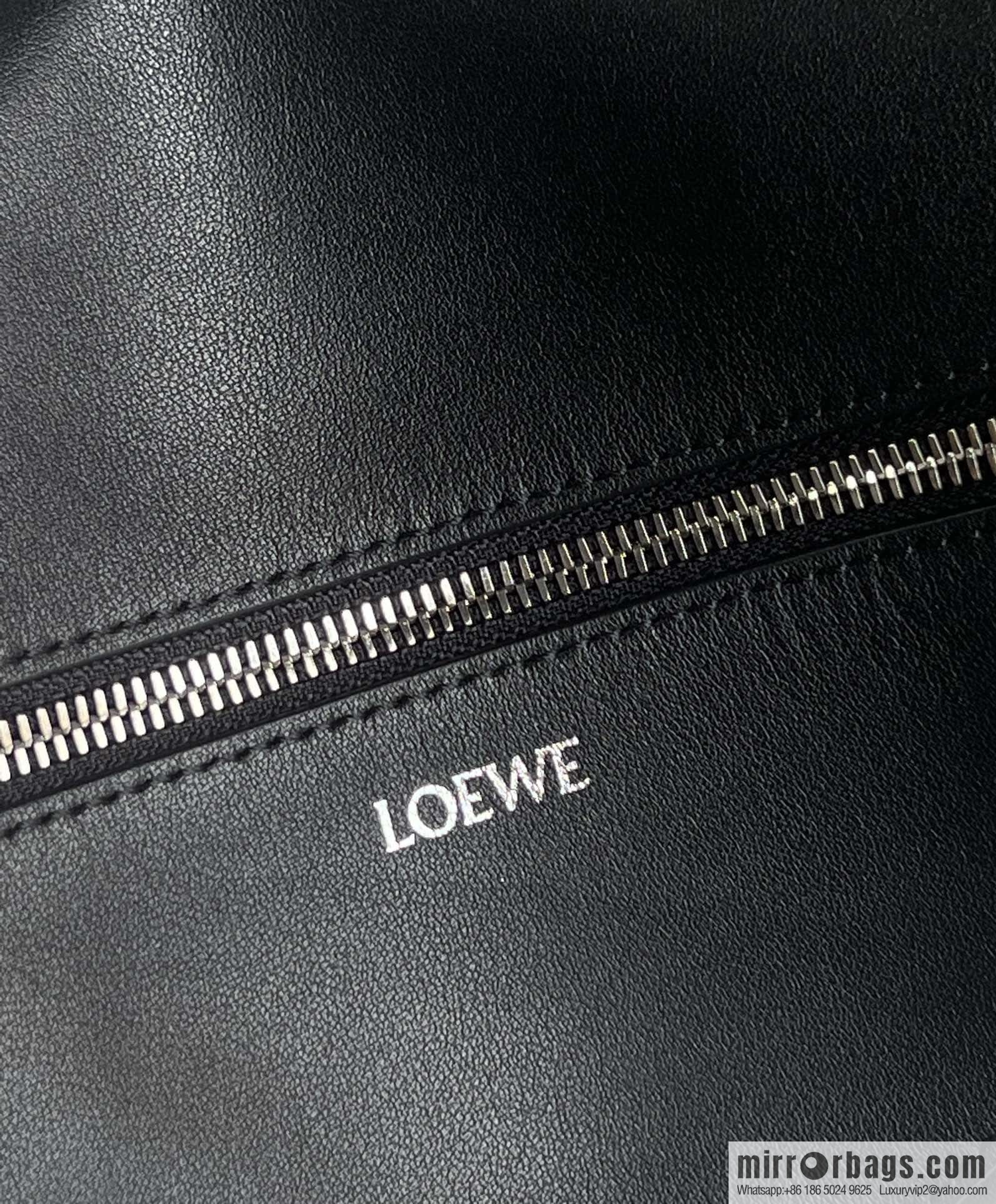LOEWE latest puzzle.folding clutch bag 0697 black