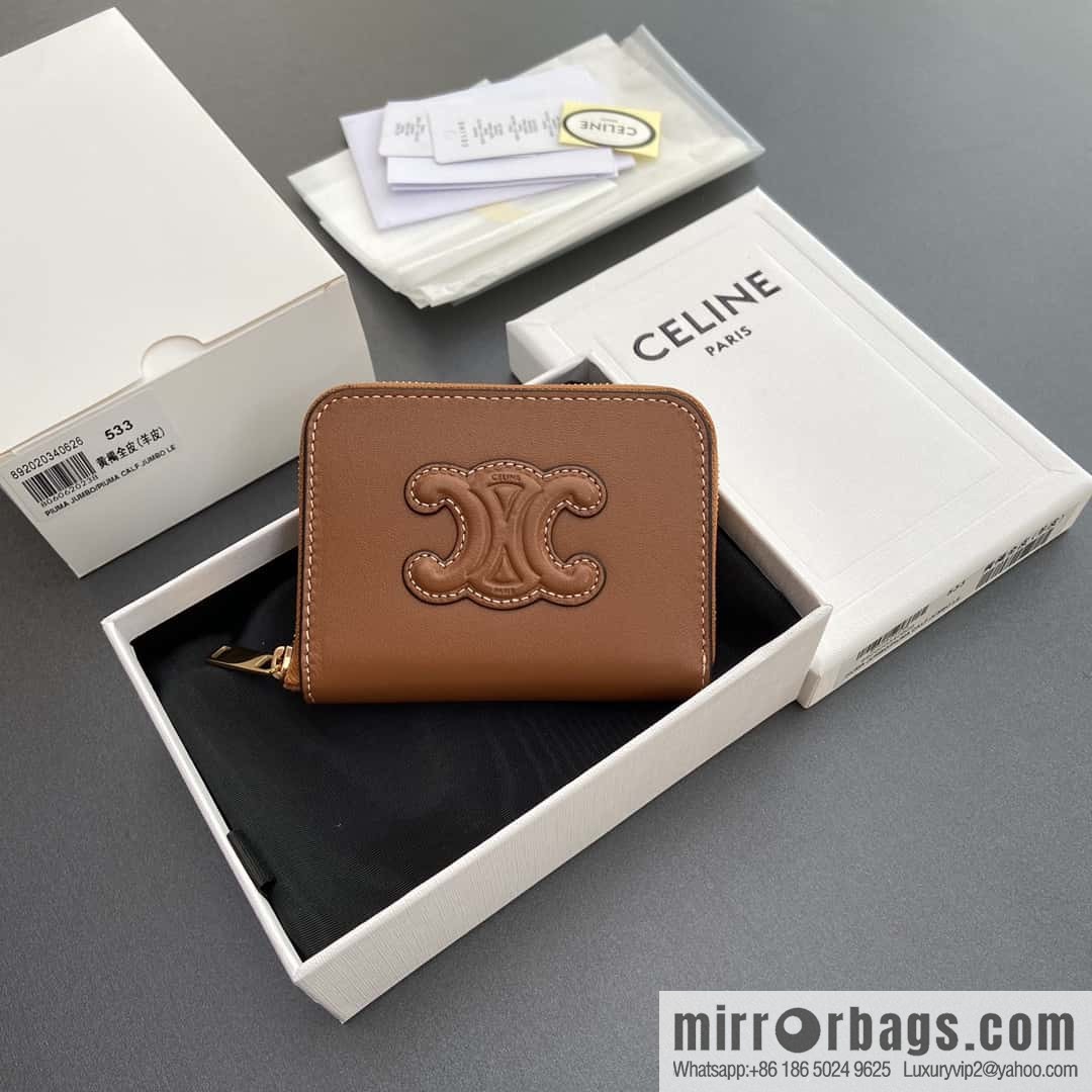 CELINE TRIOMPHE Smooth sheepskin short pull bag 10K 533 DR8.04LU