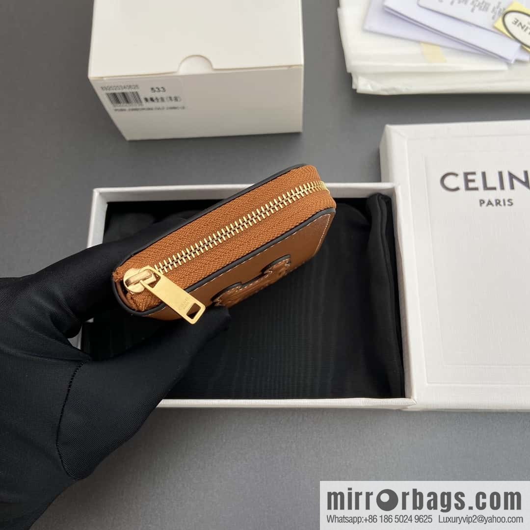 CELINE TRIOMPHE Smooth sheepskin short pull bag 10K 533 DR8.04LU