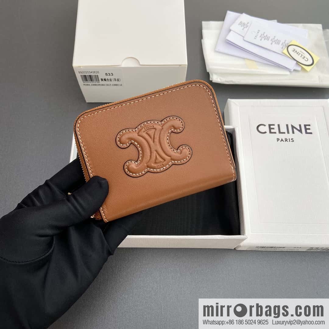 CELINE TRIOMPHE Smooth sheepskin short pull bag 10K 533 DR8.04LU