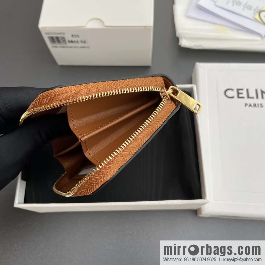 CELINE TRIOMPHE Smooth sheepskin short pull bag 10K 533 DR8.04LU
