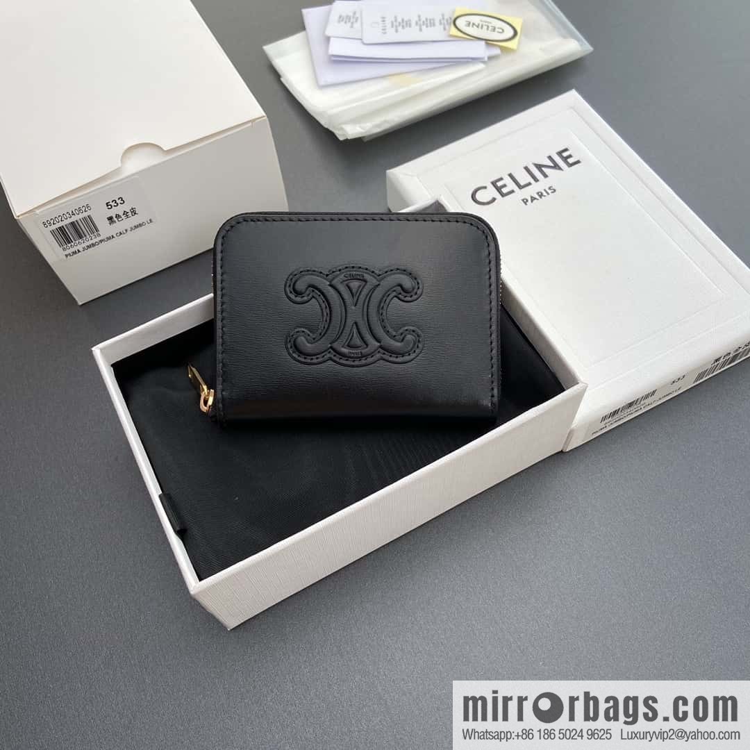 CELINE TRIOMPHE Smooth sheepskin short pull bag 10K 533 DR8.04LU