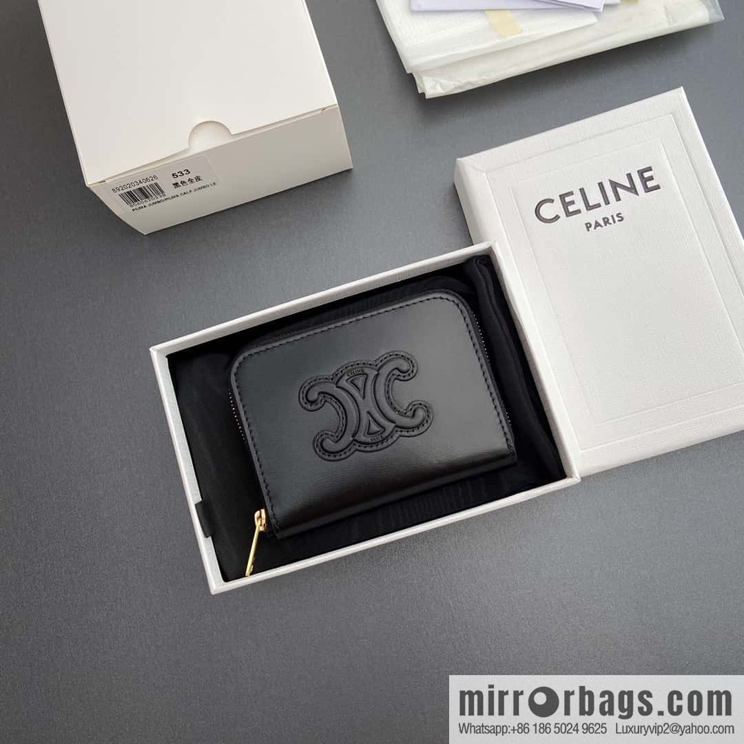 CELINE TRIOMPHE Smooth sheepskin short pull bag 10K 533 DR8.04LU