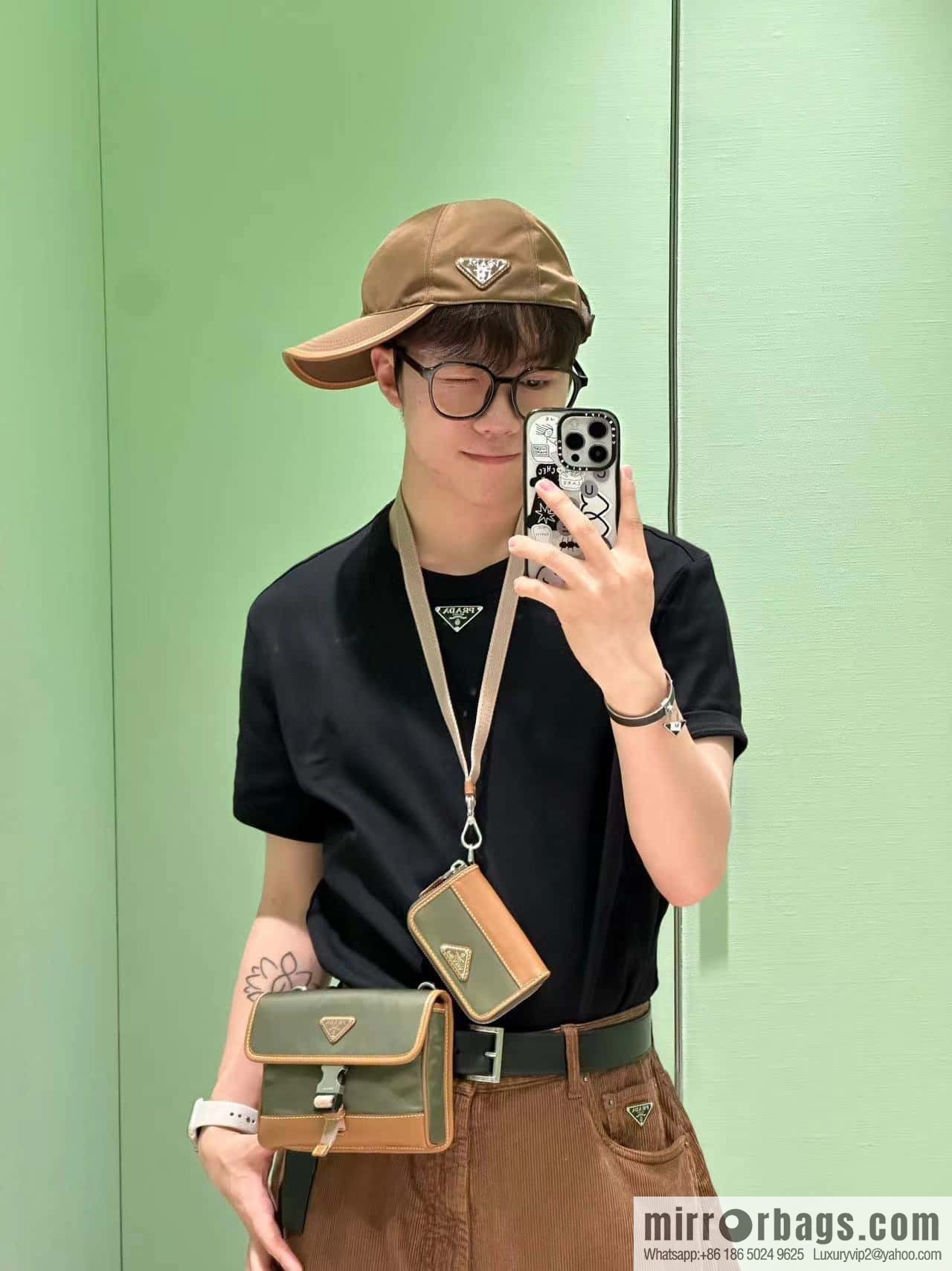 PRADA 🎉 new mini styling messenger bag 🎉 2ZH108 👏👏 new color