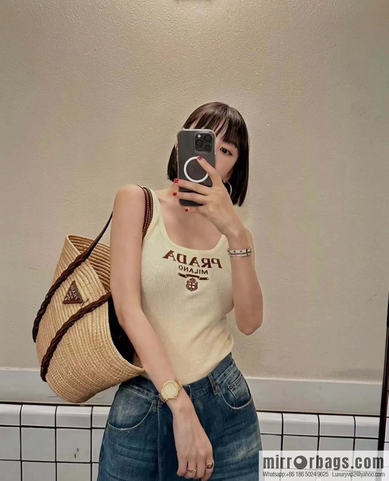 PRADA 🎉 popular vegetable basket 🎉 1BG312