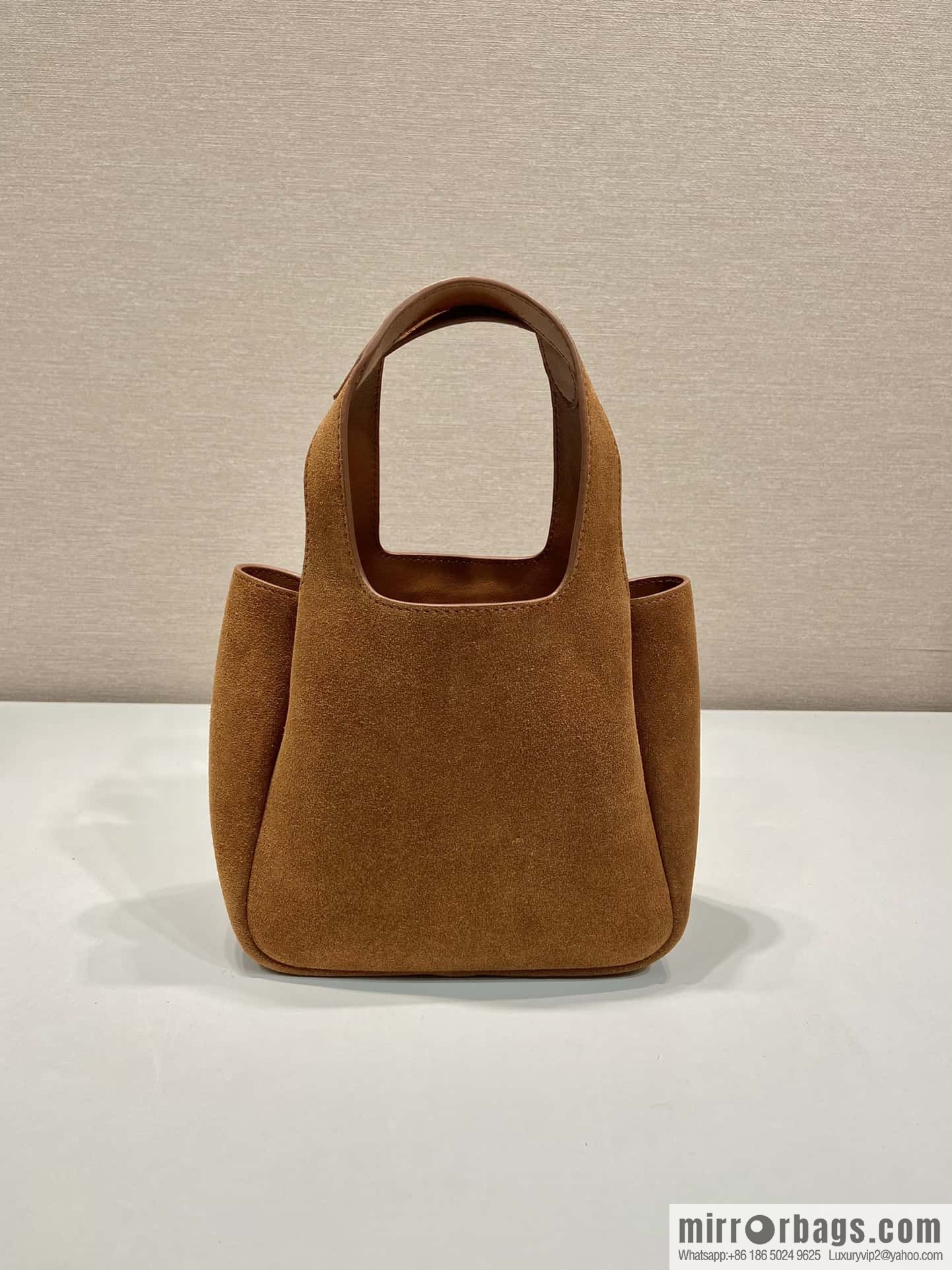 PRADA 🎉 mini basket 🎉 1BA349 frosted leather