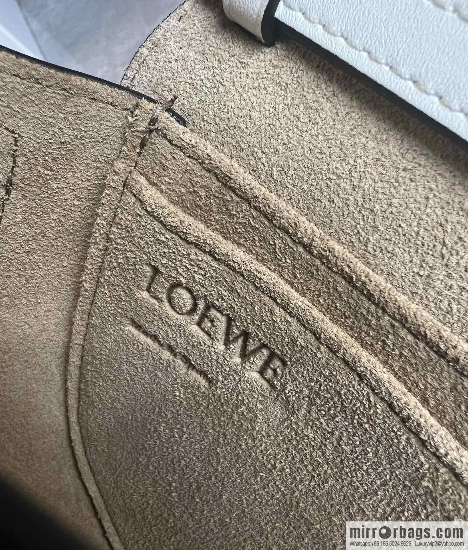 LOEWE letter wide shoulder strap saddle bag MiniGateDual handbag 0672