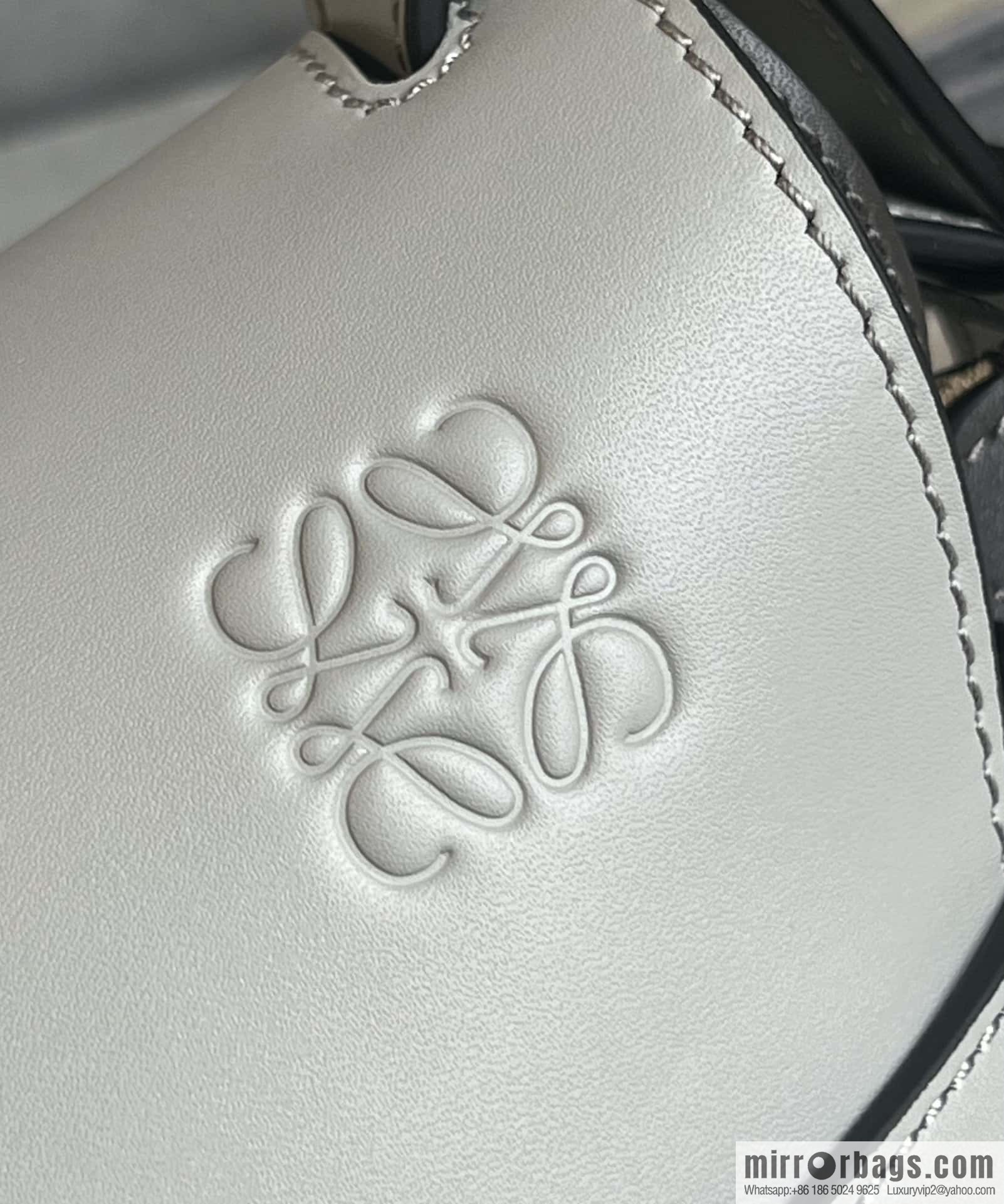 LOEWE upgraded letter wide shoulder strap saddle bag GateDual handbag 0671