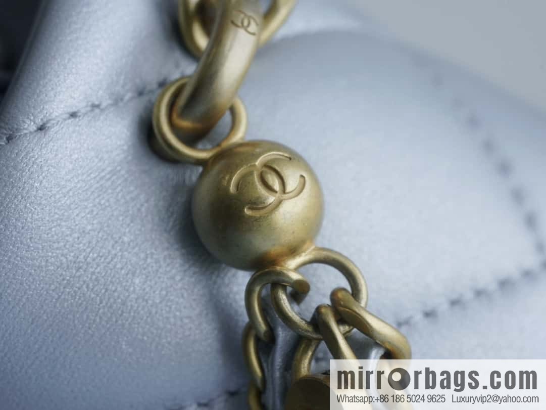 ππ‘ππ§ππ₯ πππ© Pearl Chain, Fatty Square Large, Pearlescent Blue AS4385