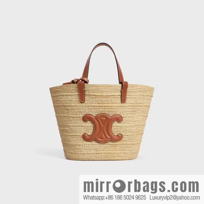 CELINE TEEN Plant material Wagyu leather (fabric) Soft classic basket bag 115802