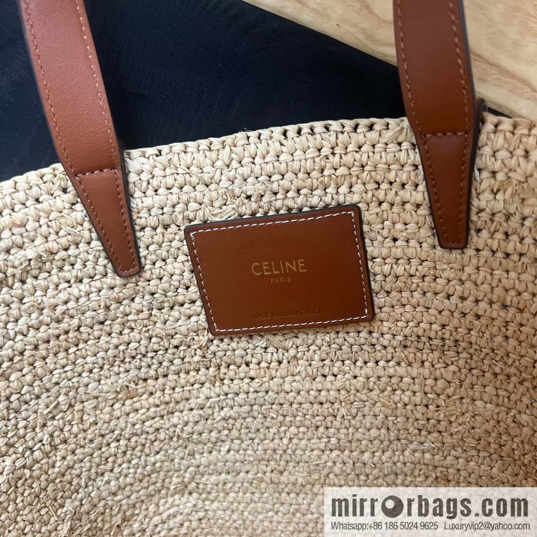 CELINE TEEN Plant material Wagyu leather (fabric) Soft classic basket bag 115802