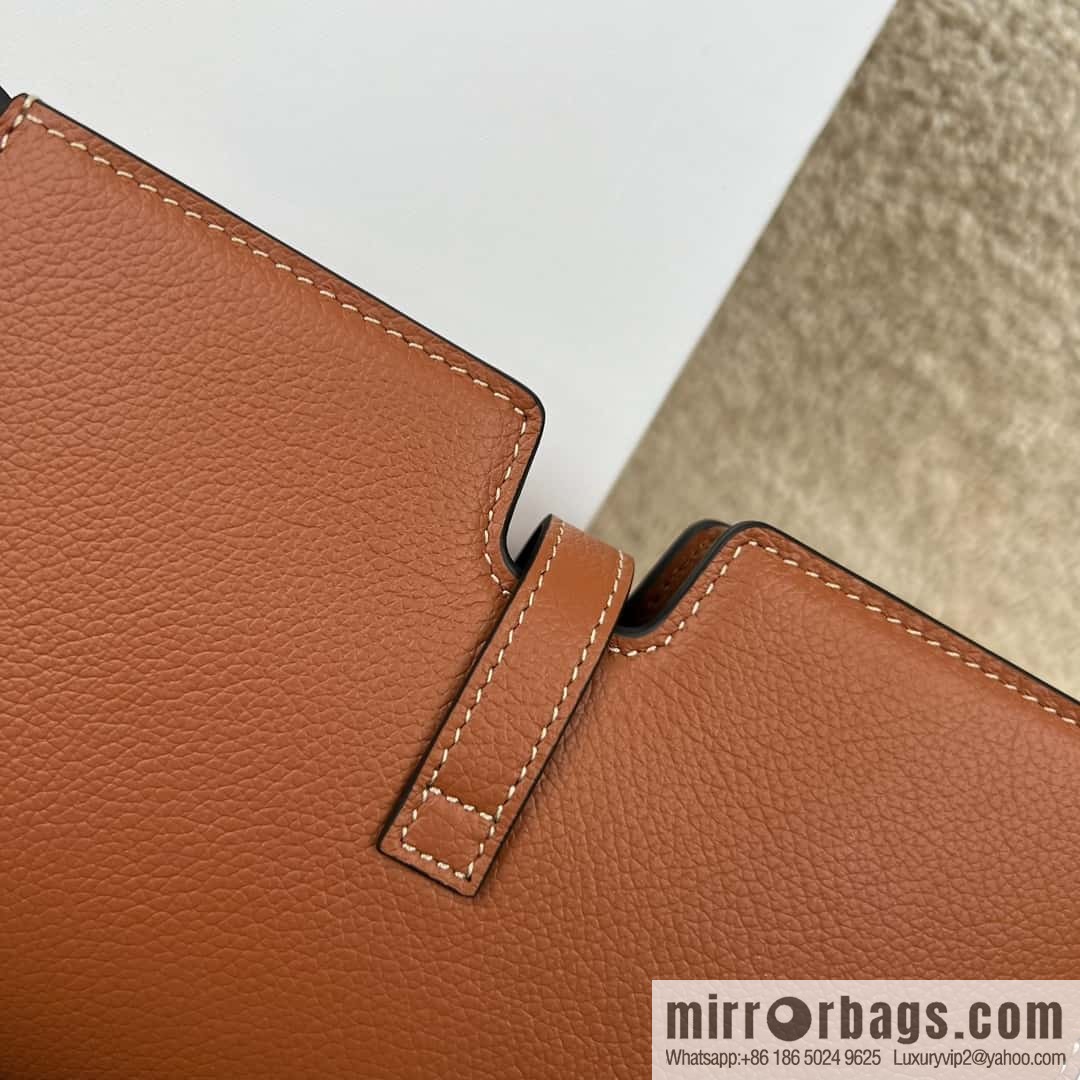 CELINE's new Mini16 small satchel 100443 brown