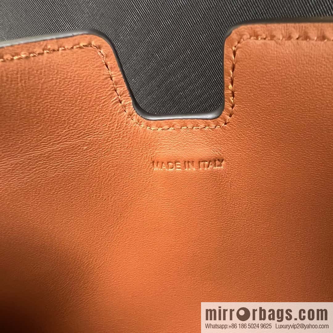 CELINE's new Mini16 small satchel 100443 brown