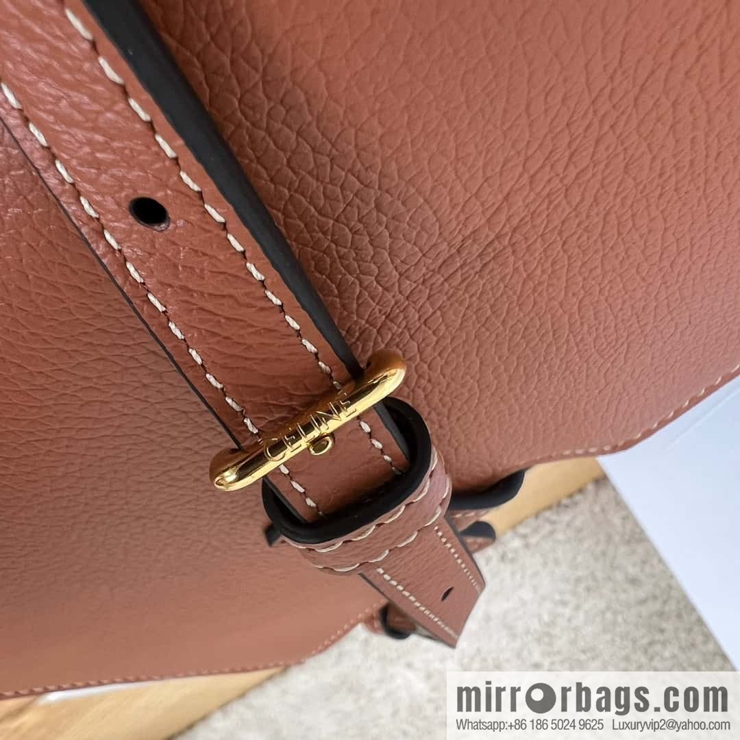 CELINE's new Mini16 small satchel 100443 brown
