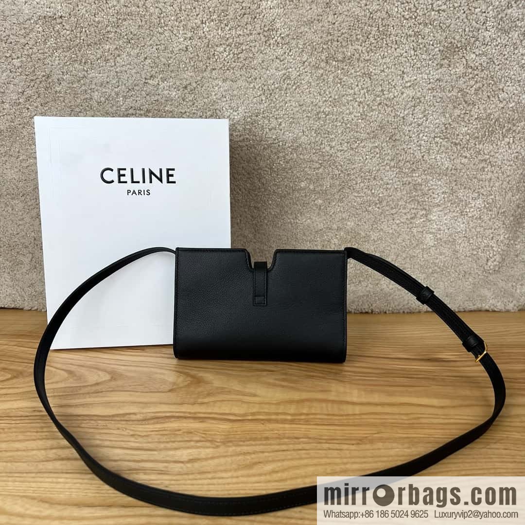 CELINE new Mini16 small satchel 100443 black