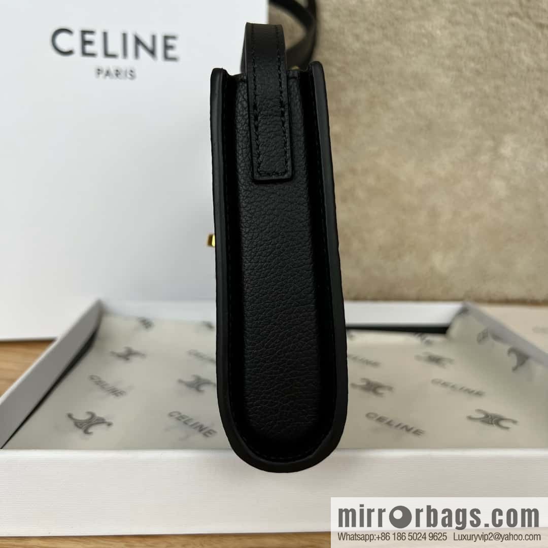 CELINE new Mini16 small satchel 100443 black