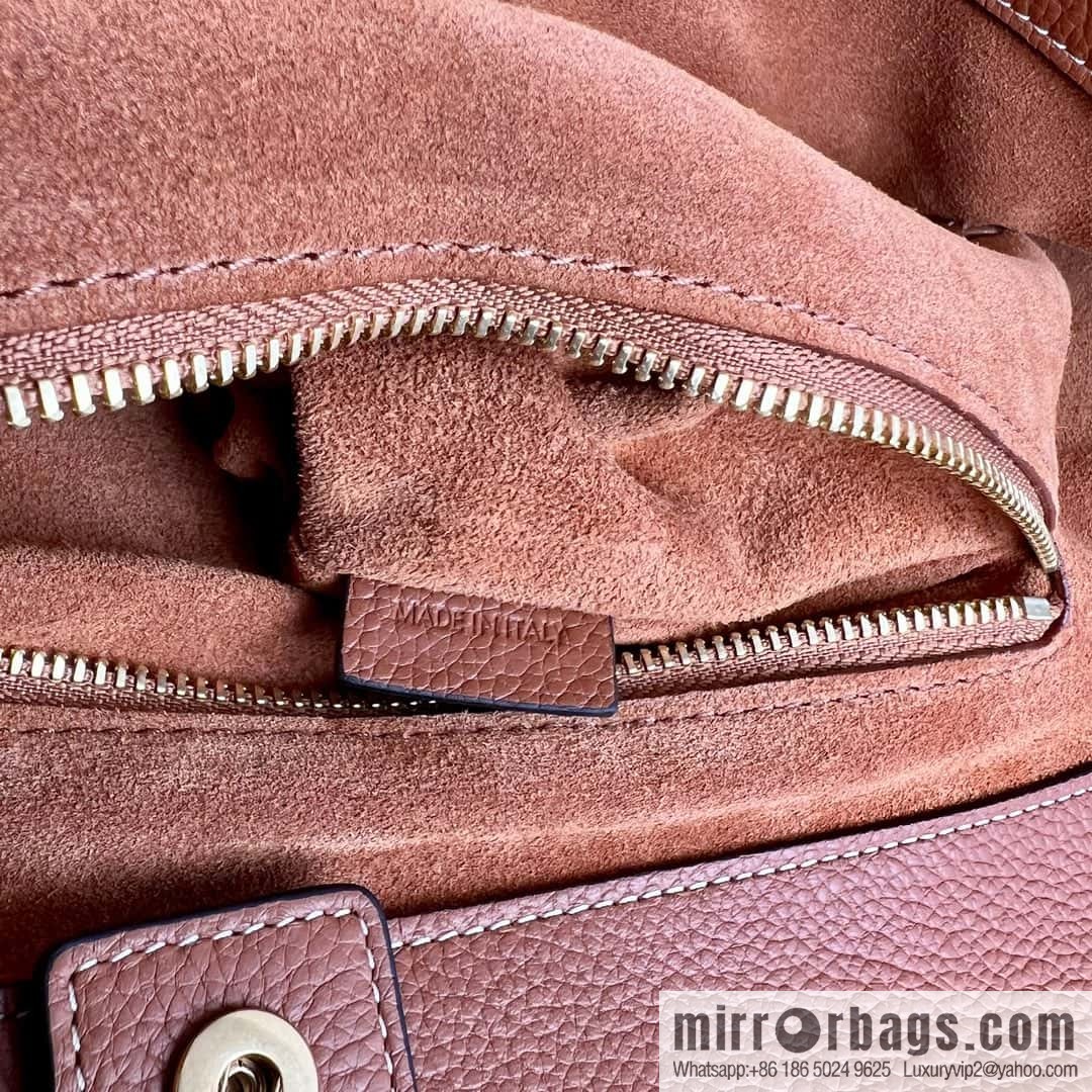 CELINE CABAS ANAIS Grain beef leather (fabric) handbag 116853 brown
