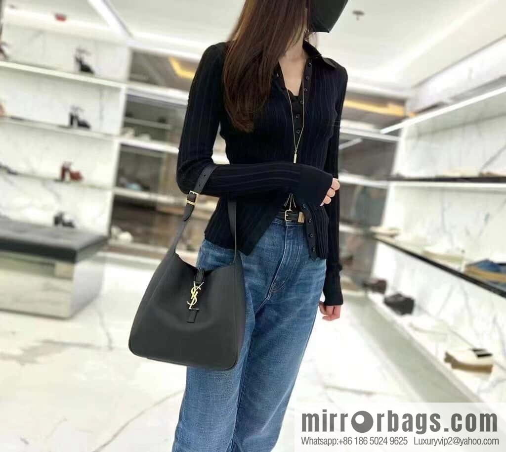 YSL 🆕 autumn and winter new Hobo armpit bag 713938 black