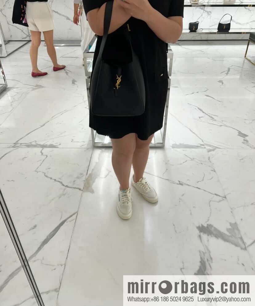 YSL 🆕 autumn and winter new Hobo armpit bag 713938 black