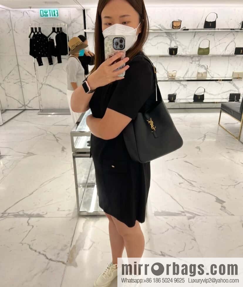 YSL 🆕 autumn and winter new Hobo armpit bag 713938 black