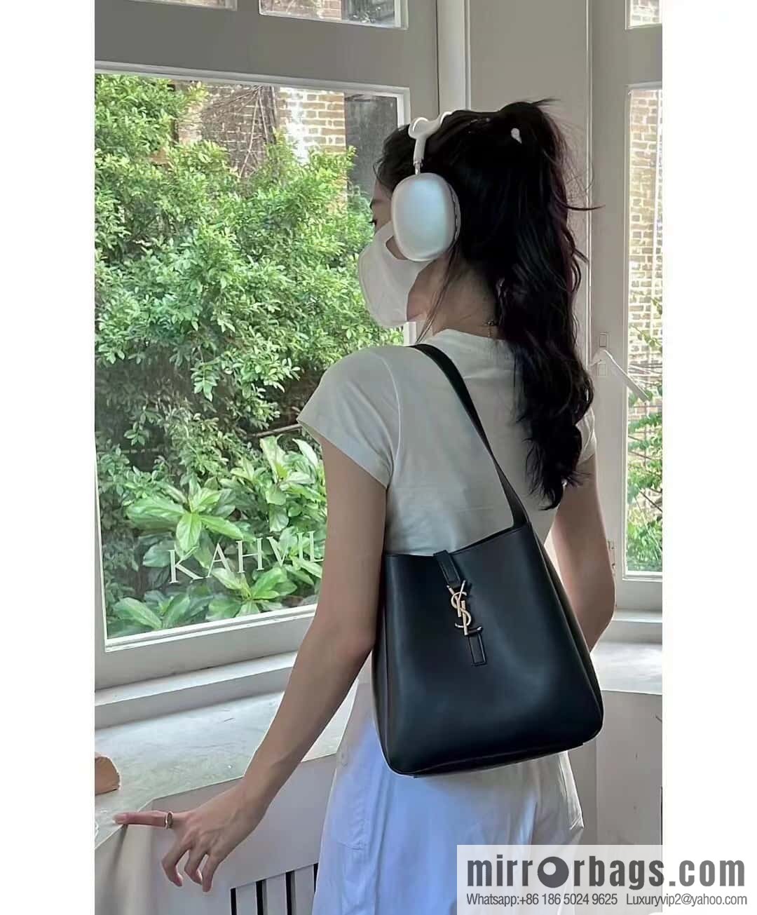 YSL 🆕 autumn and winter new Hobo armpit bag 713938 black