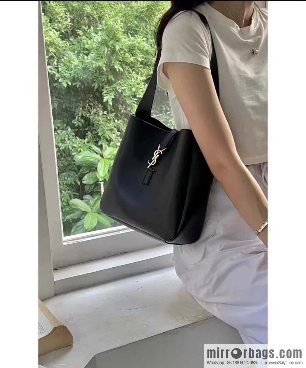 YSL 🆕 autumn and winter new Hobo armpit bag 713938 black