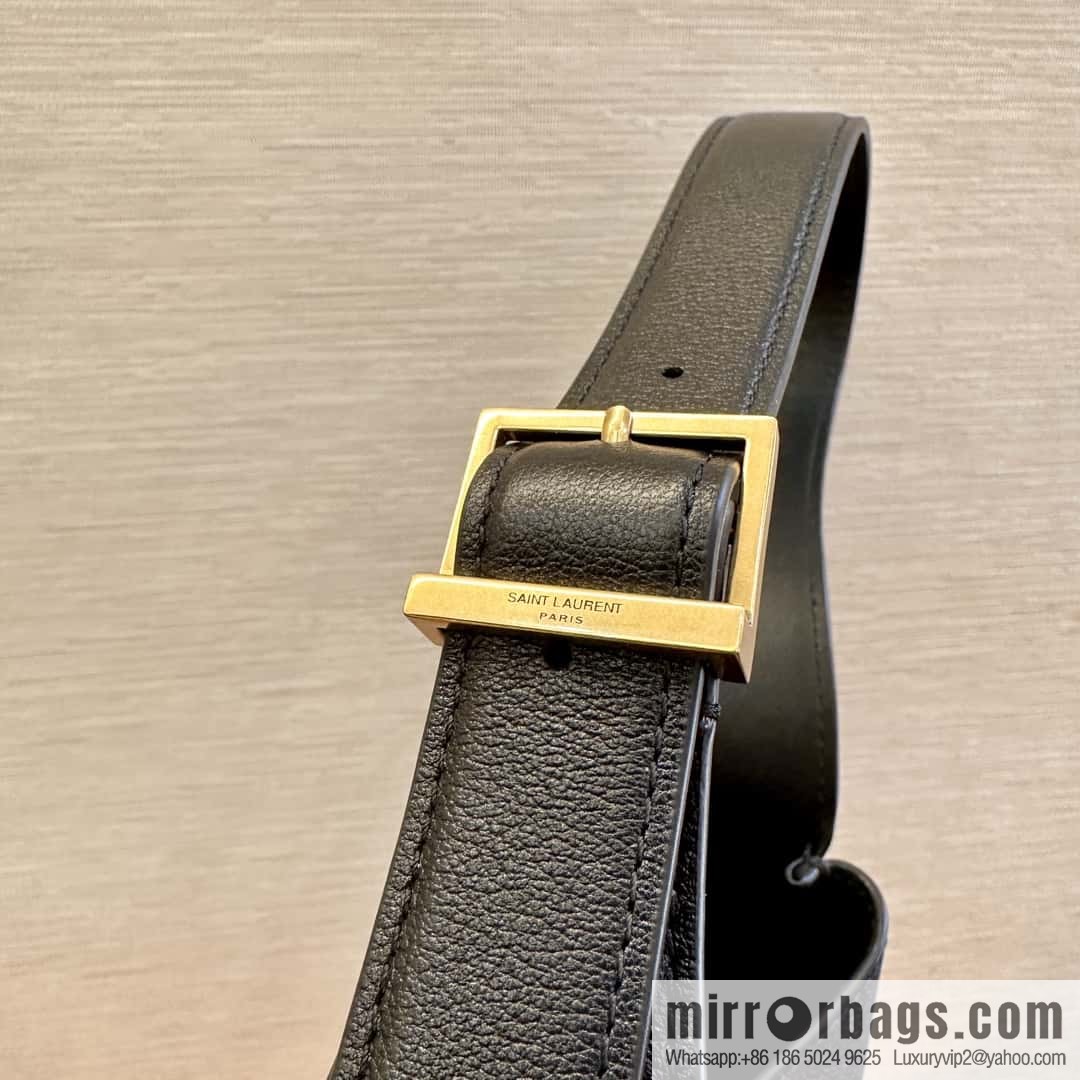 YSL 🆕 autumn and winter new Hobo armpit bag 713938 black
