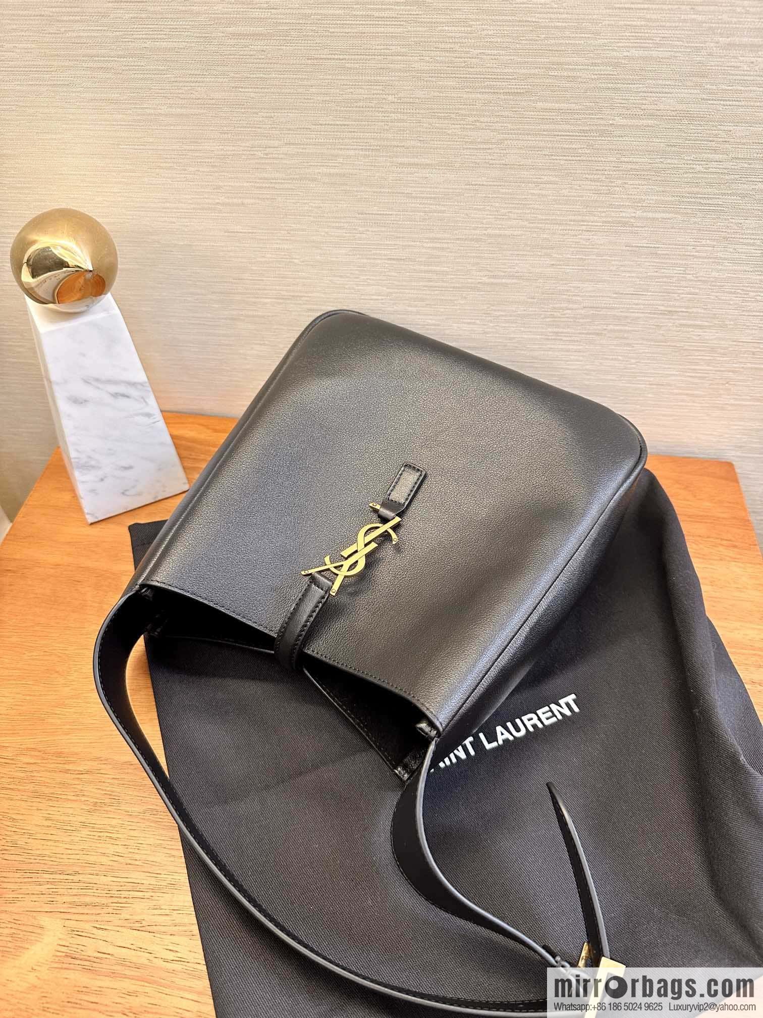 YSL 🆕 autumn and winter new Hobo armpit bag 713938 black