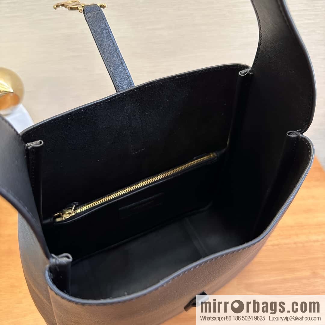 YSL 🆕 autumn and winter new Hobo armpit bag 713938 black