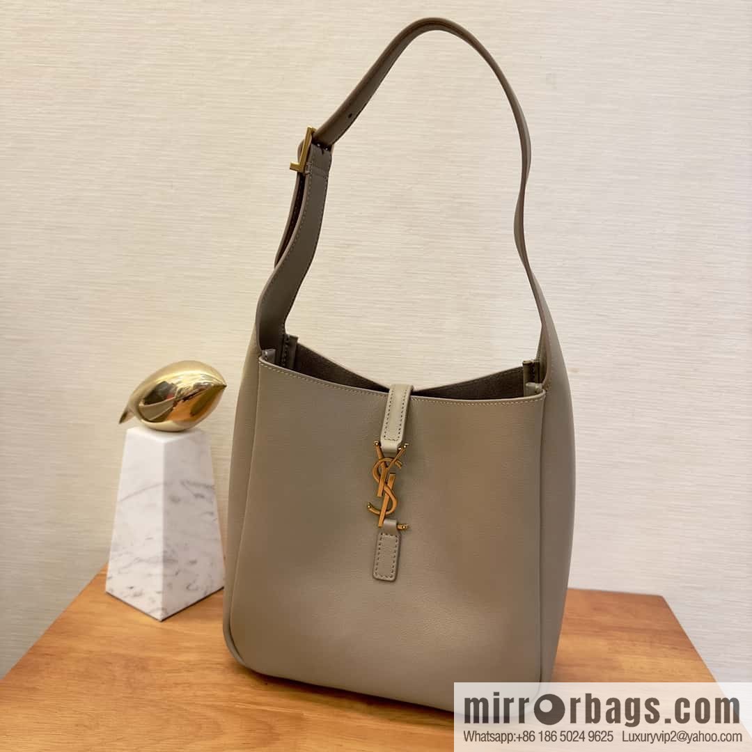 YSL 🆕 autumn and winter new Hobo armpit bag 713938 apricot