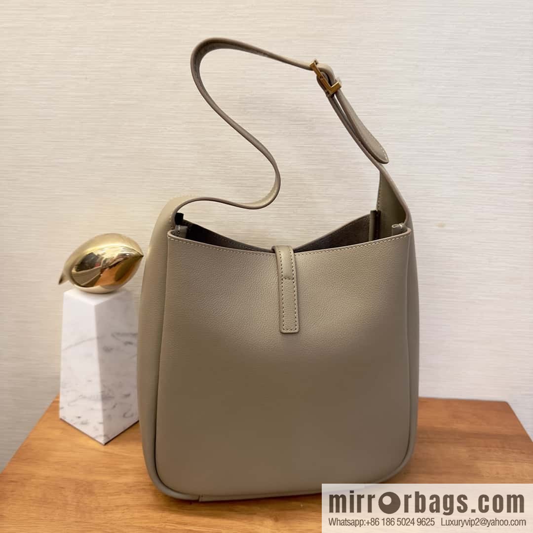 YSL 🆕 autumn and winter new Hobo armpit bag 713938 apricot