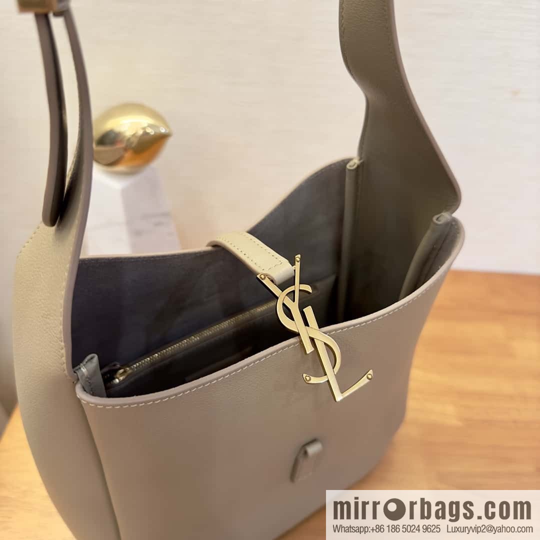 YSL 🆕 autumn and winter new Hobo armpit bag 713938 apricot