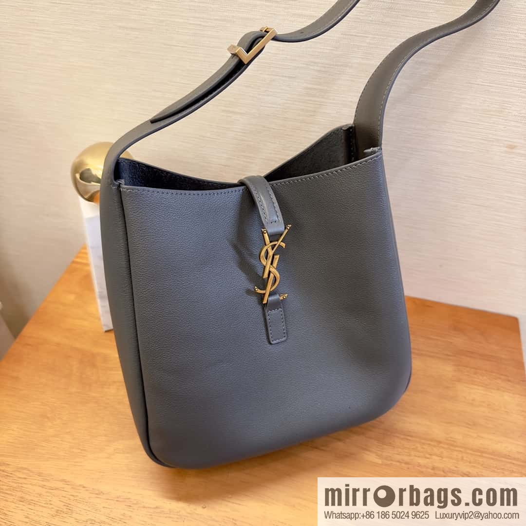 YSL 🆕 autumn and winter new Hobo armpit bag 713938 gray