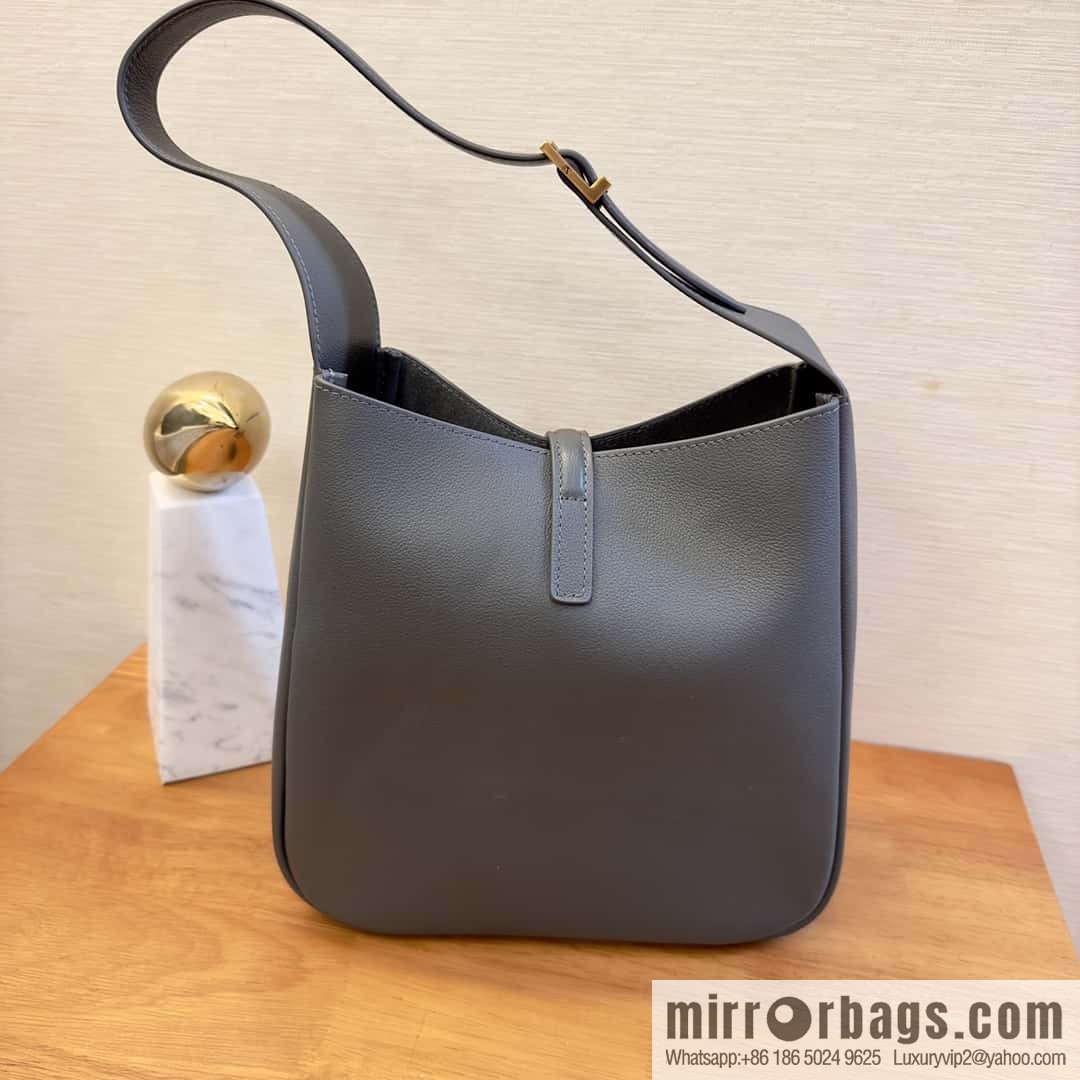 YSL 🆕 autumn and winter new Hobo armpit bag 713938 gray