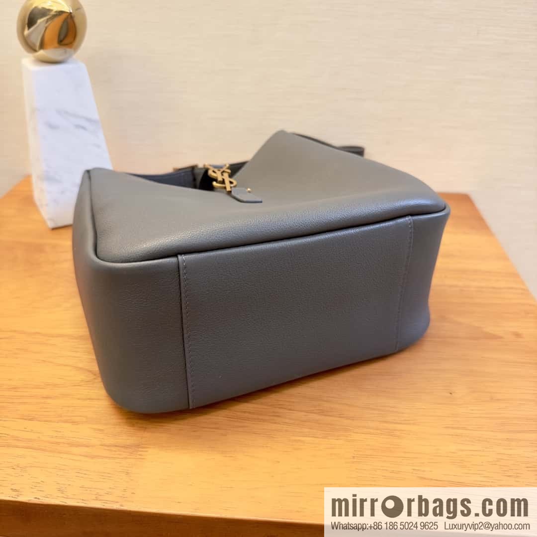 YSL 🆕 autumn and winter new Hobo armpit bag 713938 gray