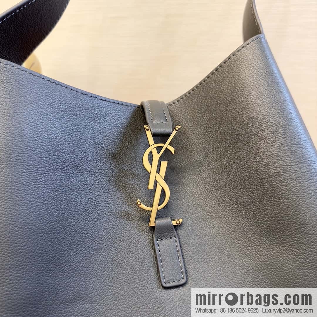 YSL 🆕 autumn and winter new Hobo armpit bag 713938 gray