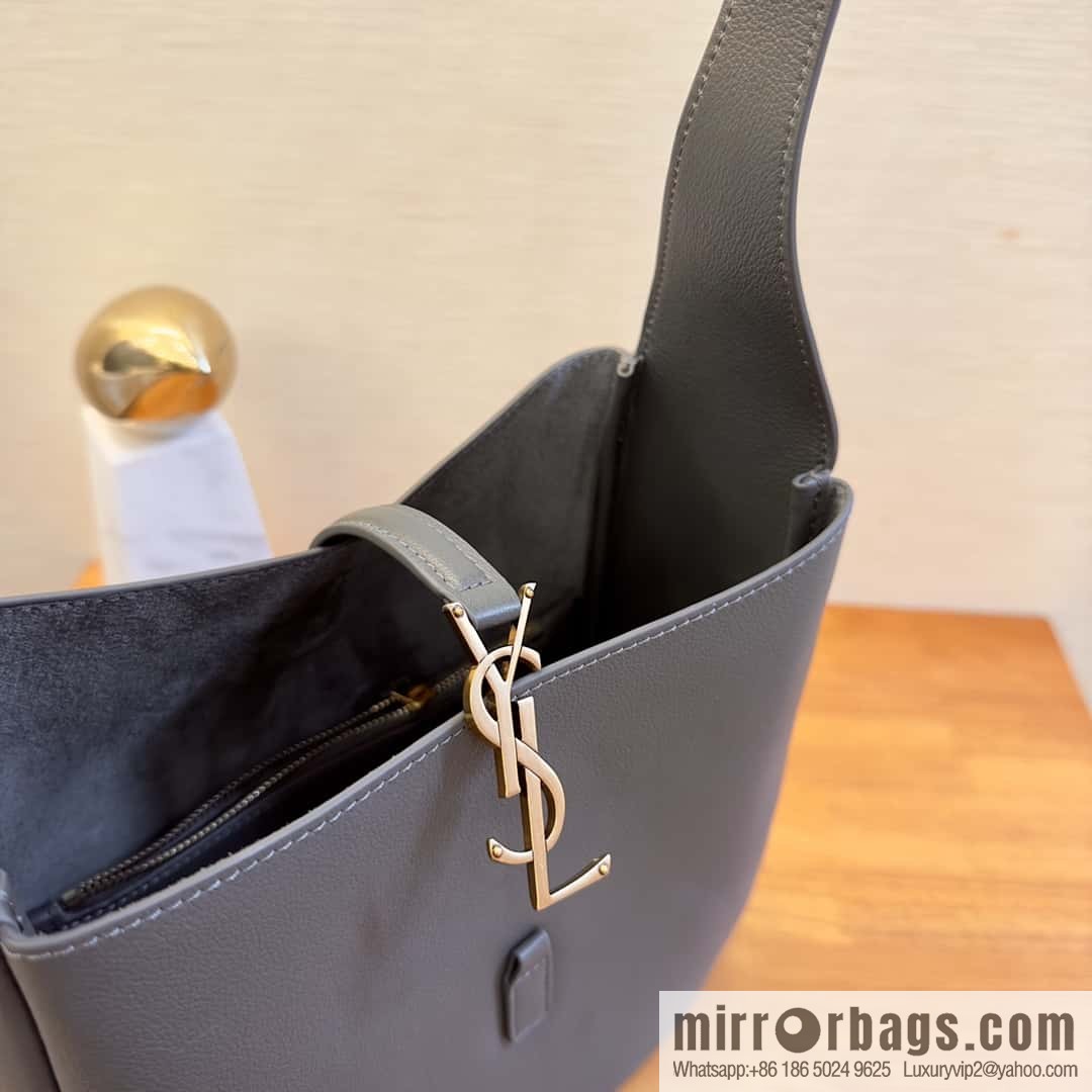 YSL 🆕 autumn and winter new Hobo armpit bag 713938 gray