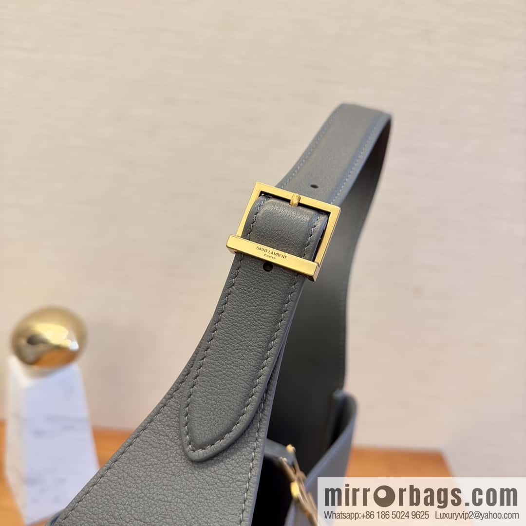 YSL 🆕 autumn and winter new Hobo armpit bag 713938 gray