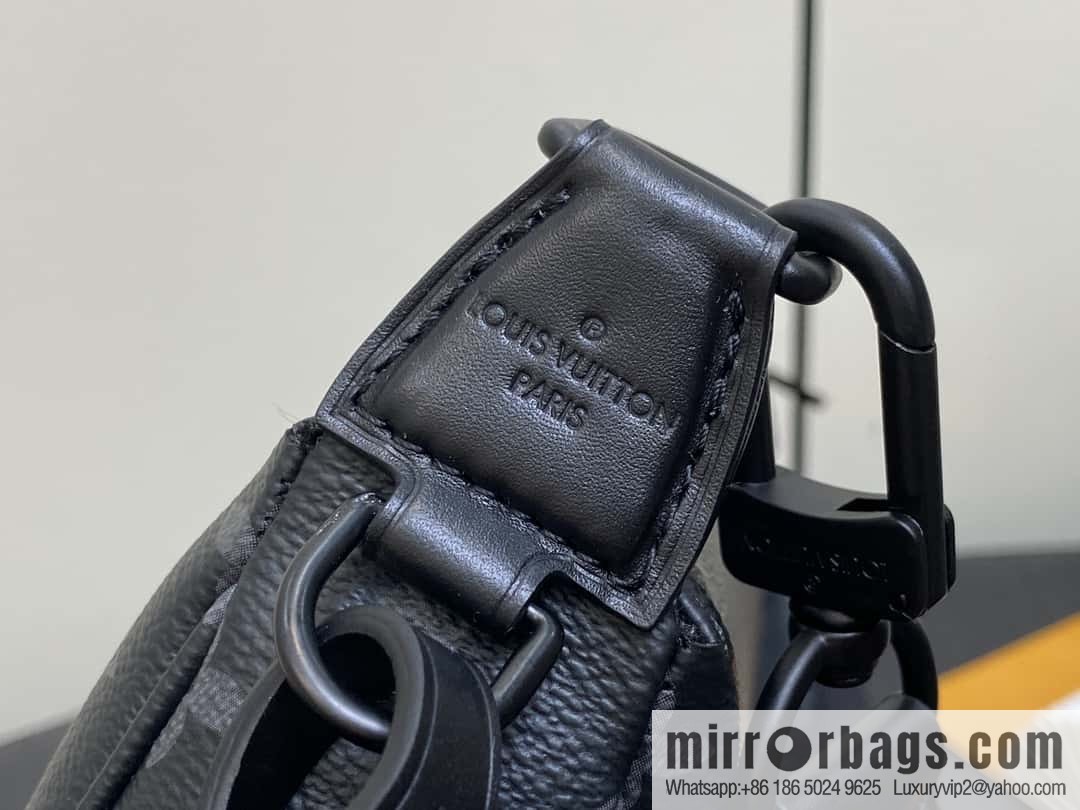 [Boutique‑grade] M11741 black flower, men's bag mahjong bag series POCHETTE ACCESSOIRE mahjong bag