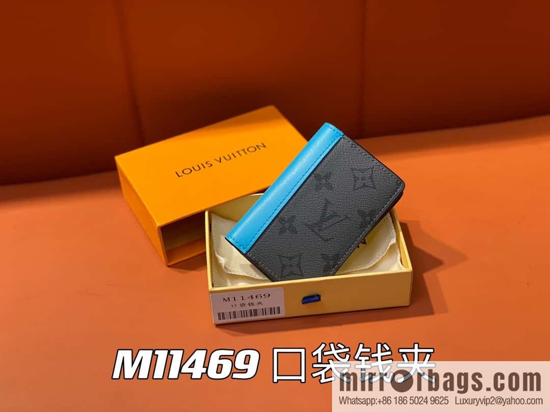 [Boutique‑grade] M11469 blue card holder wallet series, new in the season, pocket wallet