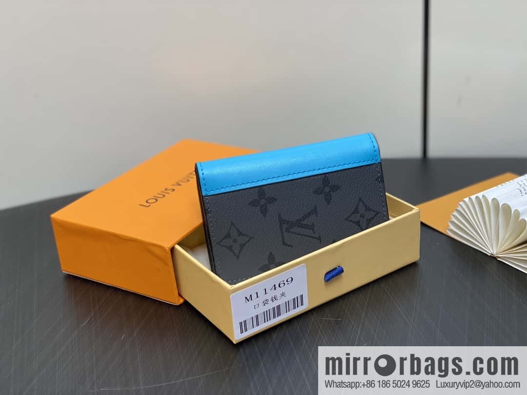 [Boutique‑grade] M11469 blue card holder wallet series, new in the season, pocket wallet